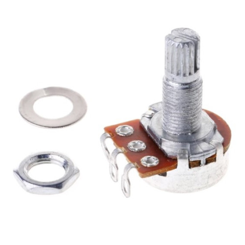 Potentiometer-Einstellknopf Aus ABS – Für 6 Mm D-Schaft, Gitarre, Verstärker, 180° Drehbar