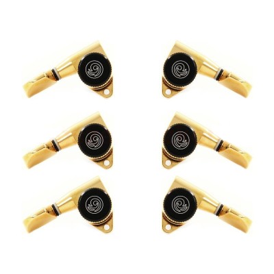 Daddario Planet Waves Sada Ladiacich mechaník na gitaru 3L+ 3R, Zlatá