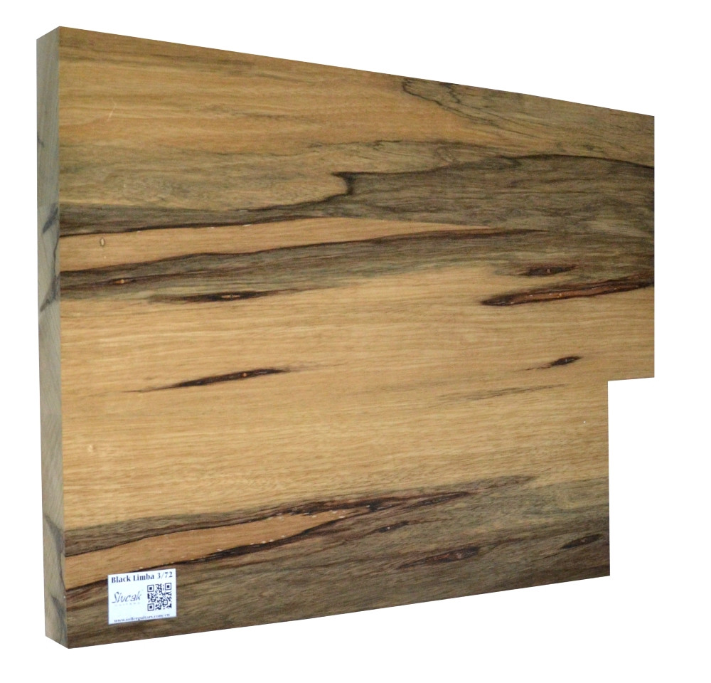 Limba Black limba blank - Guitar & Bass Parts – Pickups, Bridges, Hardware ...