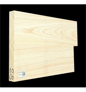 Bahenný Jaseň- Drevo na telo elektrickej gitary / basgitary SWE 28 CL -600/555 x 385 x 46 mm, 5,8kg