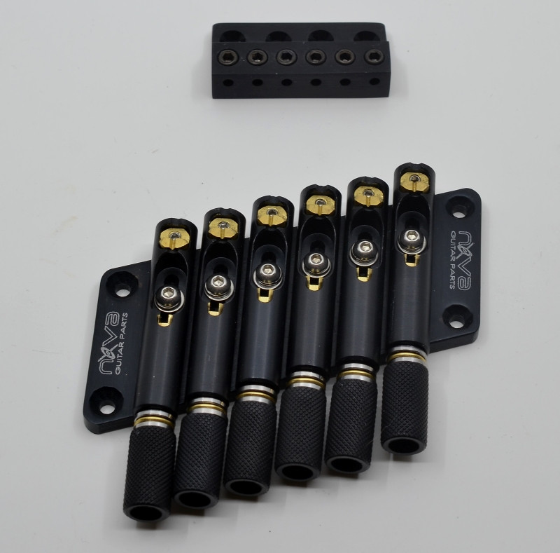 Nova NGM 6 BK – 6-String Multiscale Bridge, Black - Guitar & Bass Parts ...