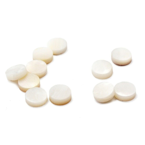 White Plastic Fret Marker Dot – 6 mm