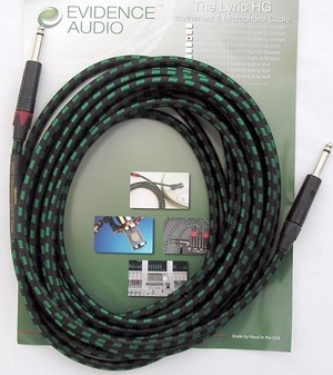 Evidence Audio Lyric HG Audio II Cable for Electric Guitar / Bass 6m