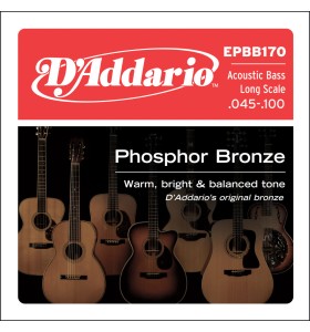 Daddario EPBB 170  Struny pre 4-strunovú Akustickú Basgitaru  045-100