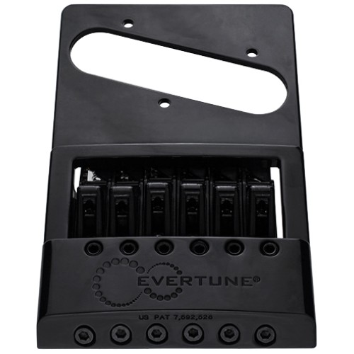 Evertune Bridge T Model 6 Strings Black
