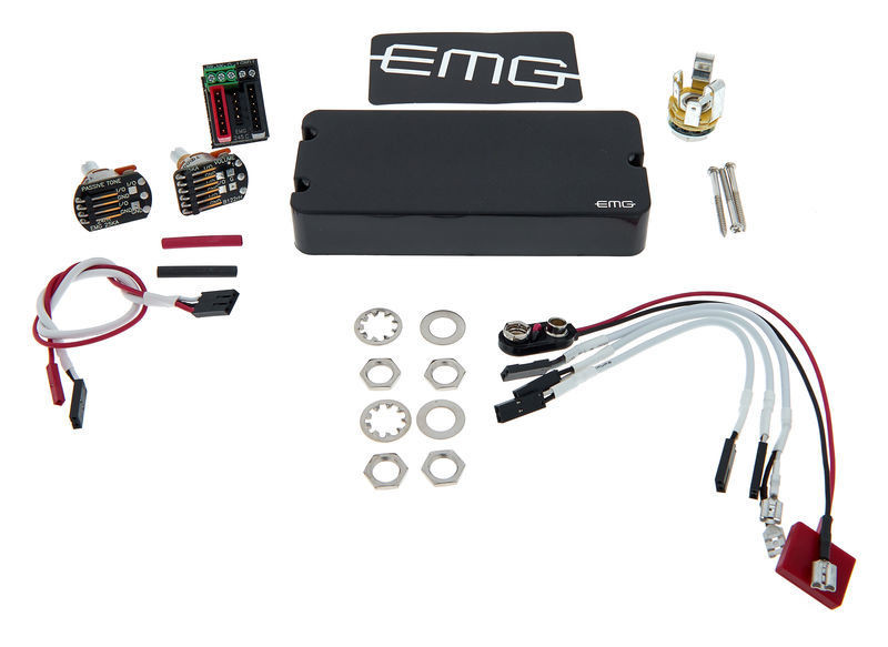 EMG Pickup Per Basso MMTW - Stile Music Man, Colore Nero, Con Sistema Solderless