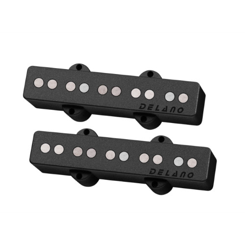 Delano Single Coil JC5-AL Bass Pickups Neck + Bridge