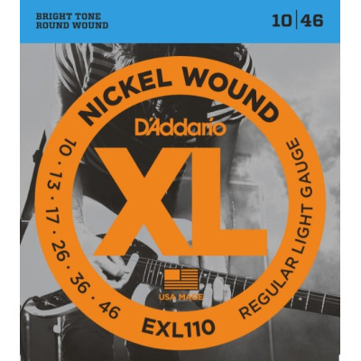 Daddario EXL110 XL Struny pre Elektrickú Gitaru 010-046 Bulk