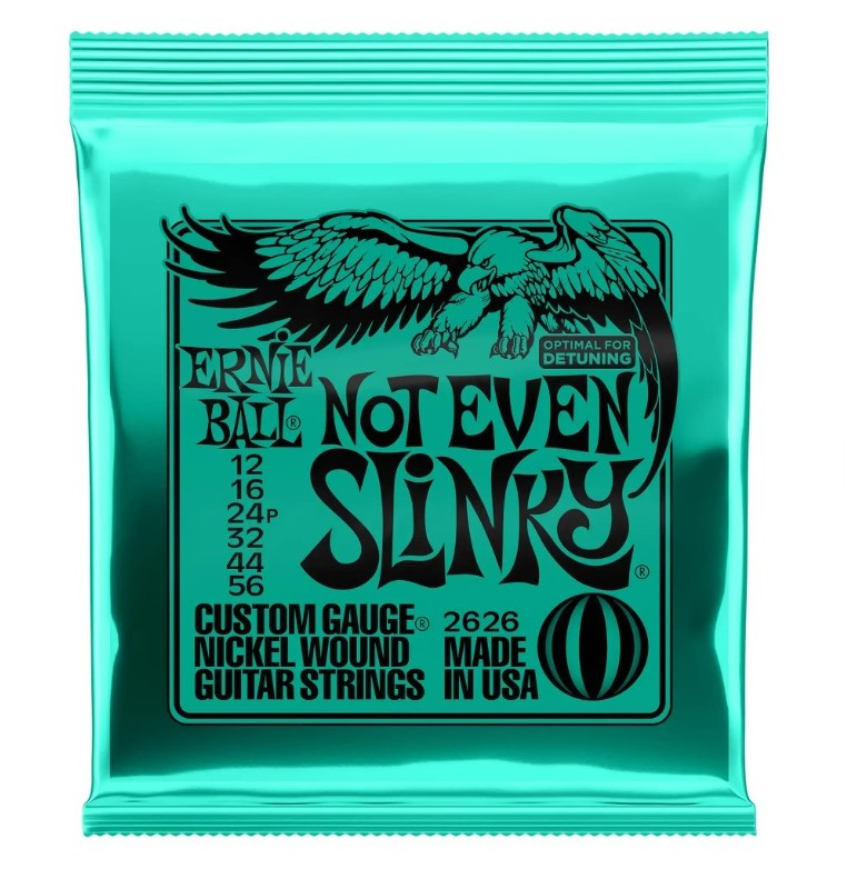 Ernie Ball 2626 Not Even Slinky Nickel Wound Electric Guitar Strings .012-056