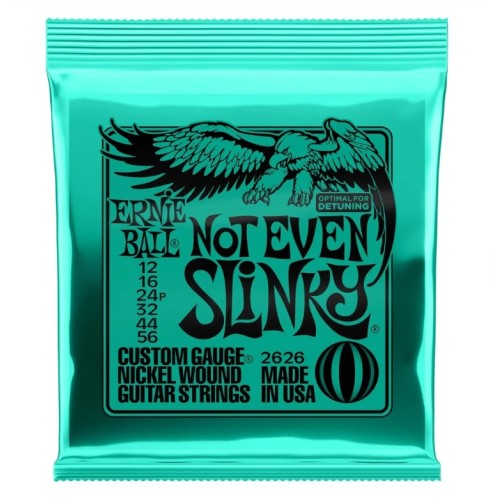Ernie Ball Not Even Slinky 2626 Nickel Wound Electric Guitar Strings .012-056