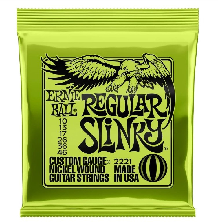 Ernie Ball 2221 Regular Slinky Nickel Wound - Electric Guitar Strings .010-046