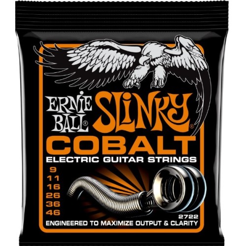 Ernie Ball Cobalt Slinky 2722 Electric Guitar Strings .009-046