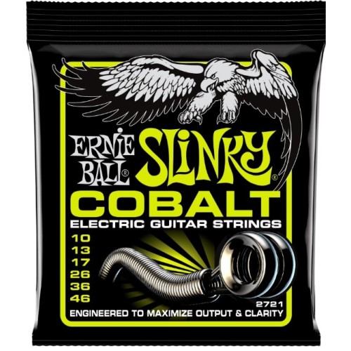 Ernie Ball Cobalt Slinky 2721 Electric Guitar Strings .010-.046