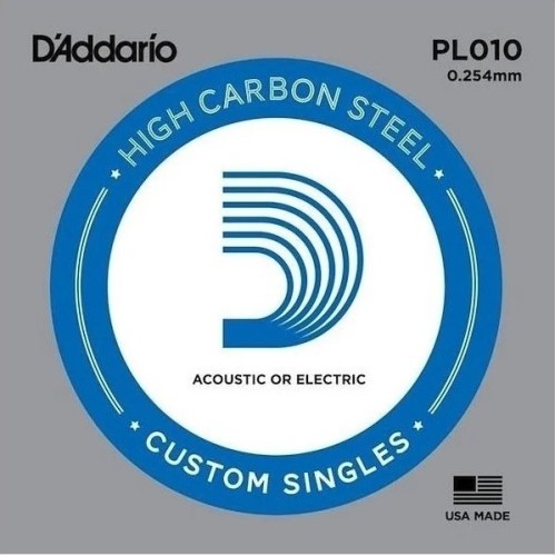 Daddario PL010 Single String Bulk Pack