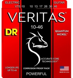 DR strings VERITAS VTE-10 Medium Electric Guitar String 10-46 Bulk