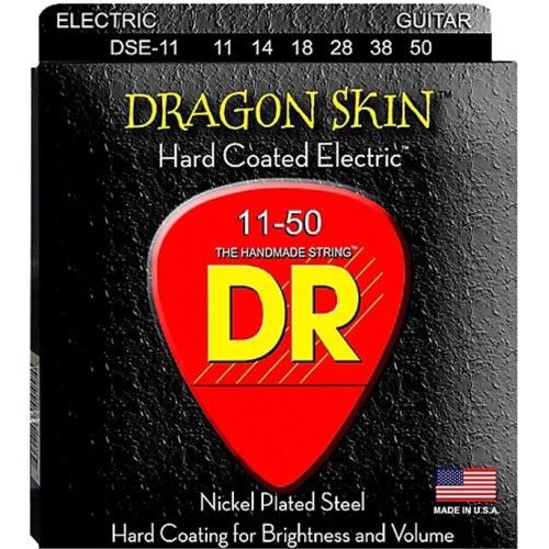 DR Strings DRAGON SKIN DSE-11 Heavy Electric Guitar String 11-50 Bulk