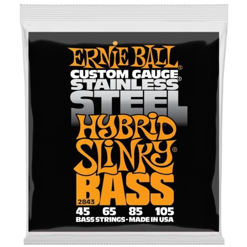 Ernie Ball Stainless Steel Hybrid Slinky 2843 Struny pre Basgitaru .045 - .105