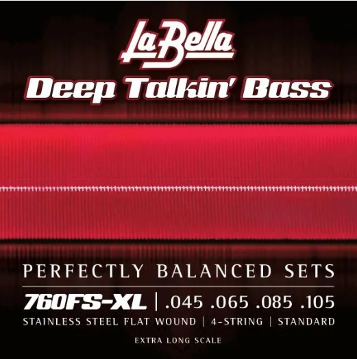 LaBella 760FS-XL Deep Talkin Bass Struny pre Elektrickú Basgitaru 045-105