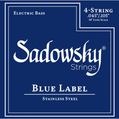 Sadowsky Blue Label Struny pre 4-strunovú Basgitaru 045-105 Oceľ