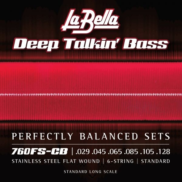 LaBella 760FS-CB Deep Talkin" Bass Flats Bass strings  029-128T