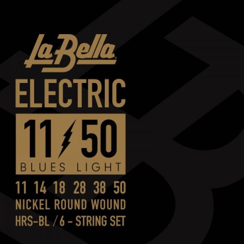 LaBella HRS-BL Electric Guitar Strings Blue Light 011-050 
