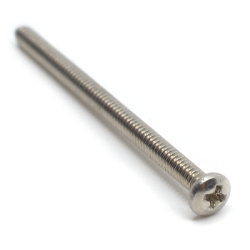 Hipshot - Bass Bridge Saddle Intonation Screw, 39 mm, Chrome