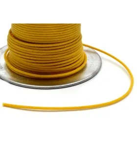 Hosco CBL50 Drôt na Prepojenie Elektroniky – opletové jadro, 50 cm, Žltý