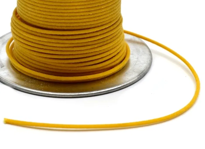 Hosco CBL50 Drôt na Prepojenie Elektroniky – opletové jadro, 50 cm, Žltý