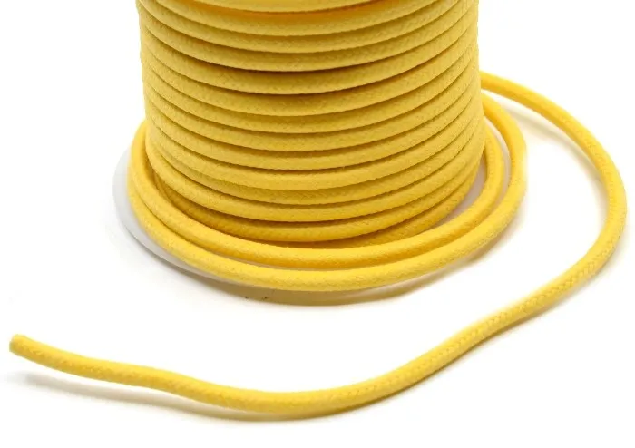 Hosco CBL500 Drôt na Prepojenie Elektroniky – pevné jadro, 50 cm, Žltý