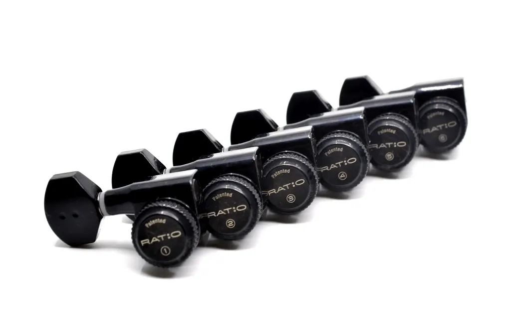 GraphTech Ratio Ladiace mechaniky pre elektrickú gitaru PRL-9721-R Čierna