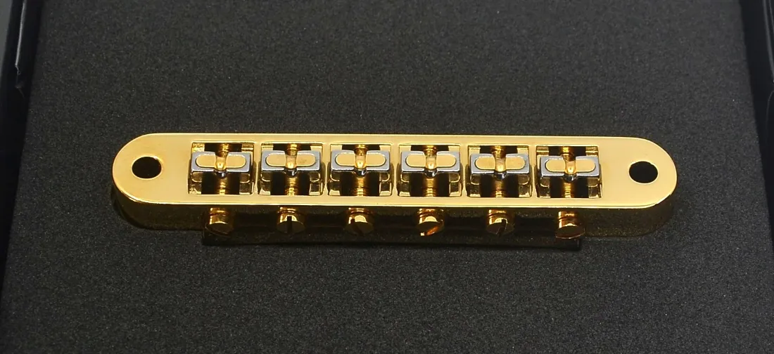 Fishman Tune o Matic Gitarový Piezo Snímač typ Tele Zlatá