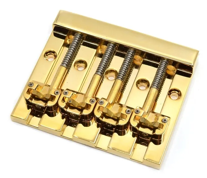 Hipshot – Kobylka KickAss pre 4-strunovú Basgitaru, Zlatá (5K400G)