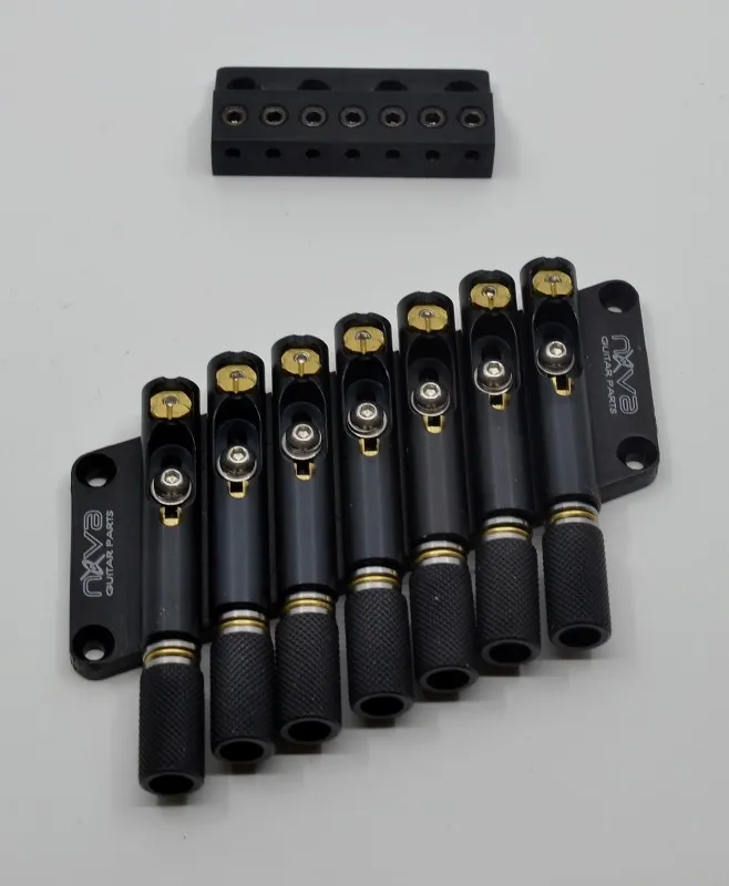 Nova Guitar Parts – Multiscale kobylka (7-strunová), Čierna