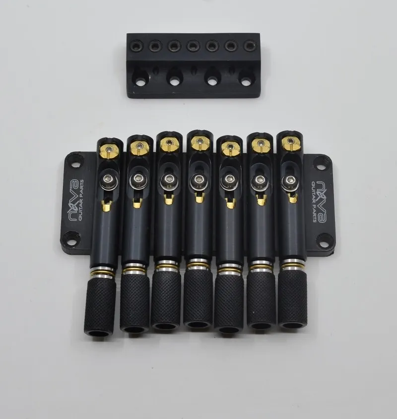 Nova Guitar Parts Pevná kobylka pre 7-strunovú Headless gitaru – Čierna