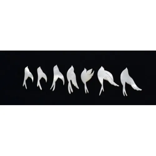 Perleťové inlay polohové značiek „Vtáky“ – Sada