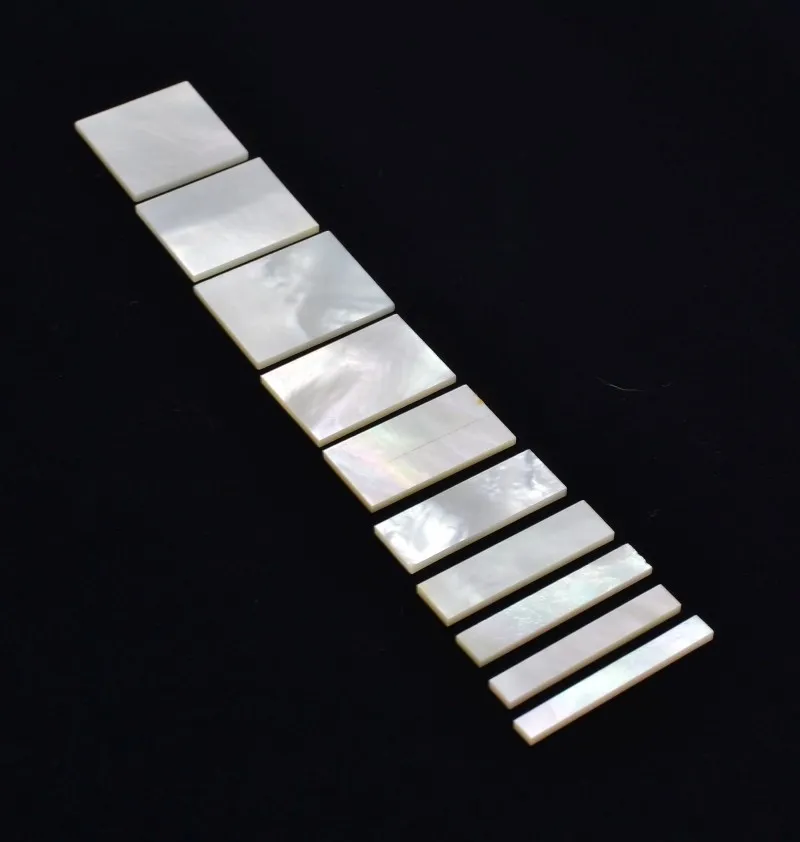 Biela perleť Inlay polohové značky – Sada