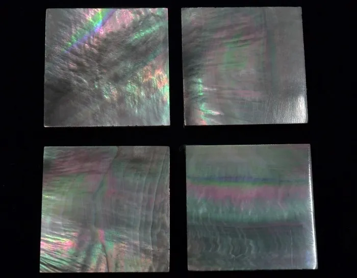 Inlay Black MOP Pearl Blank – Perleťový blok 30 x 30 x 1,8 mm