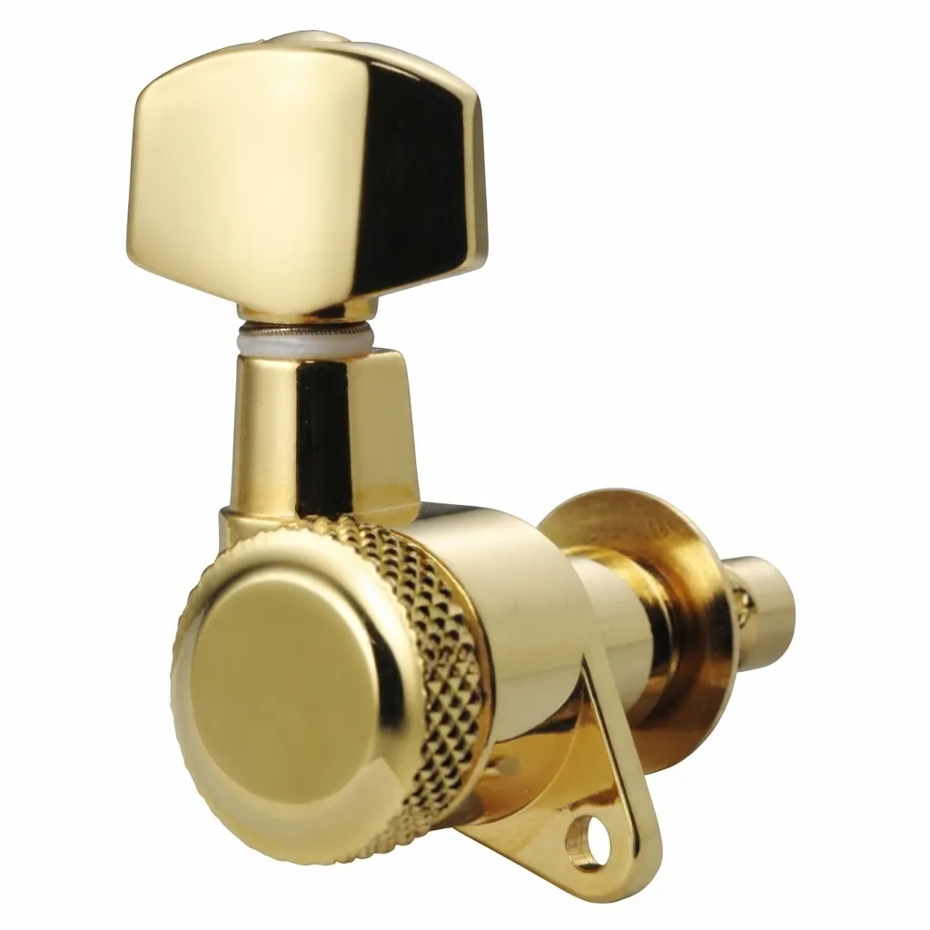 Schaller M6 135 Uzamykacia Ladiaca Mechanika Pre Gitaru Ľavá Strana Zlatá Old Type