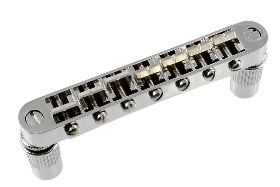 Partsland - Kobylka Tune-O-Matic Pre 7-strunovú Gitaru, Chróm