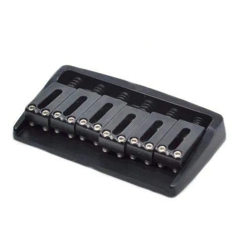 Gotoh 510FX-6 Pevná kobylka pre 6-strunovú gitaru typ ST – Čierna