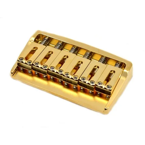 Gotoh 510FX-6 Pevná kobylka pre 6-strunovú gitaru typ ST – Zlatá