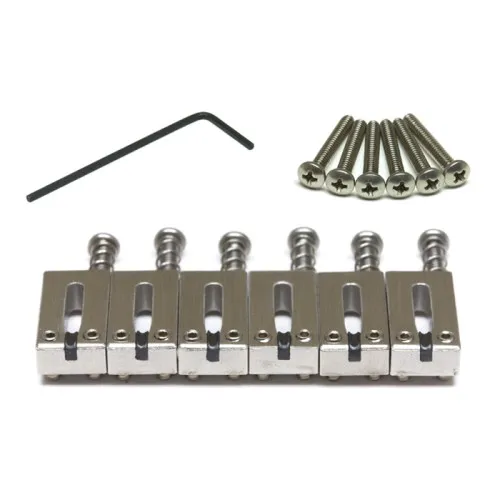 GraphTech PG-8001-00 – String Saver Classics sedlá pre Strat & Tele (Offset), Oceľ