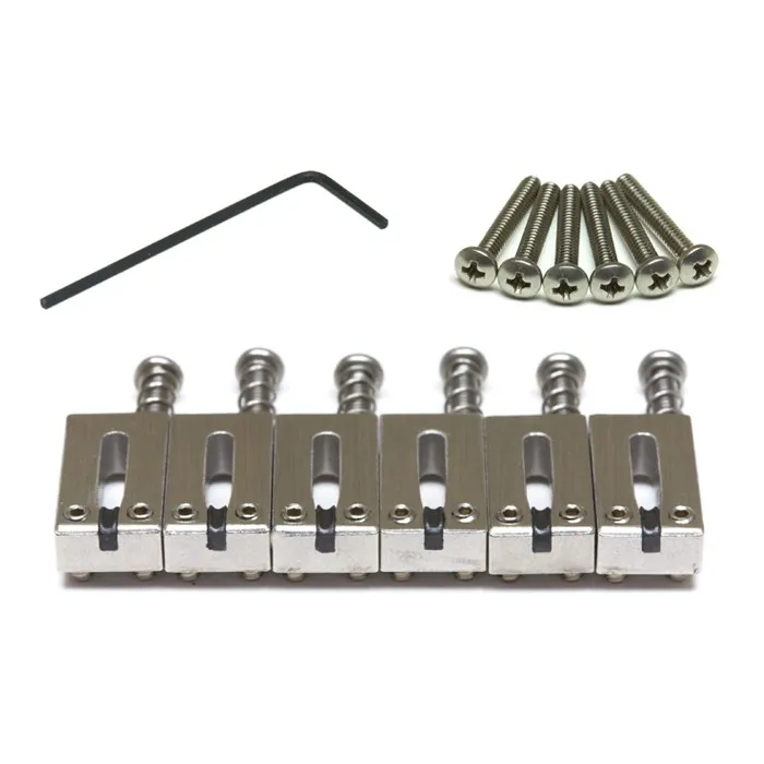 GraphTech PG-8001-00 – String Saver Classics sedlá pre Strat & Tele (Offset), Oceľ