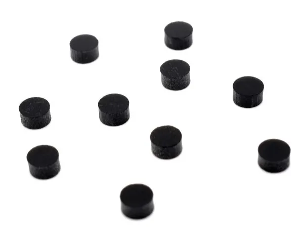 Čierna polohová značka kruhová – 6 mm