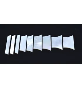 Inlay polohové značky – Sada, pravá biela perleť