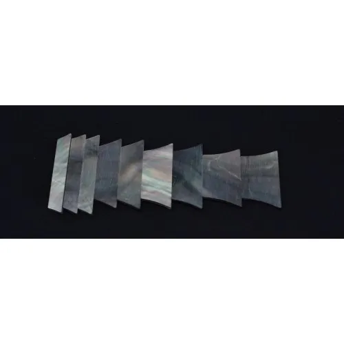 Čierno-šedé perleťové polohové značky – Sada