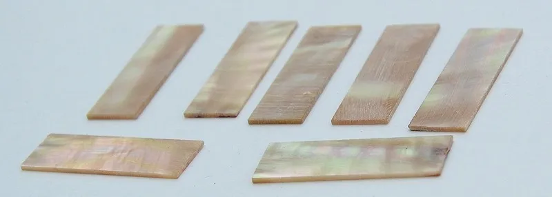 Inlay Awabi Pearl Blank – Perleťový blok 32 x 10 x 1 mm