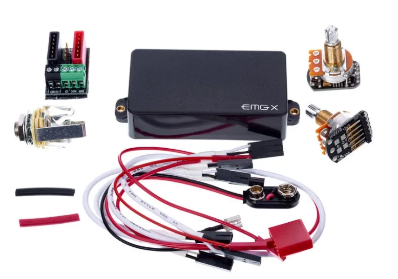 EMG 81X Gitarový Snímač Humbucker Active Čierna EMG 81X Gitarový Snímač Humbucker Active Čierna