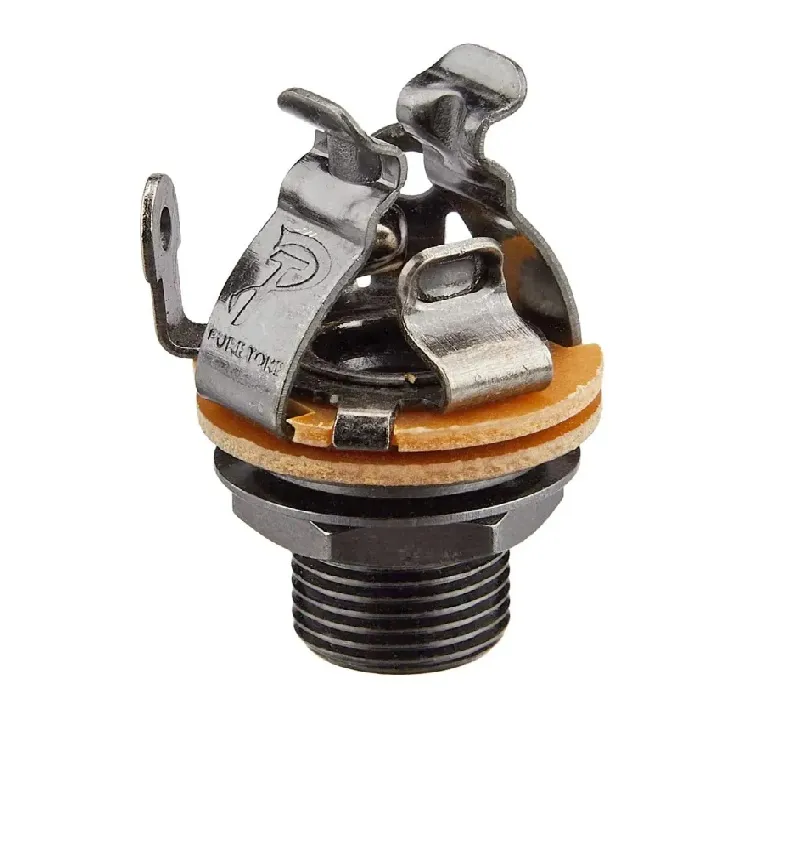 Pure Tone PTT1 Mono Jack pre Gitaru 1/4″ Čierny Nikel