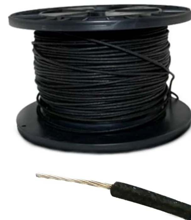 Hosco CBL50 Drôt na Prepojenie Elektroniky – opletové jadro, 50 cm Čierny